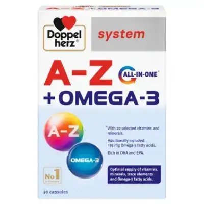 Doppelherz system A-Z + OMEGA-3 (30 Capsules)