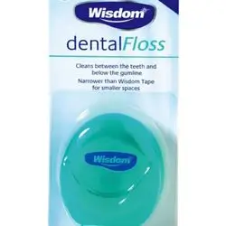 Wisdom Dental Floss Mint Waxed 100m