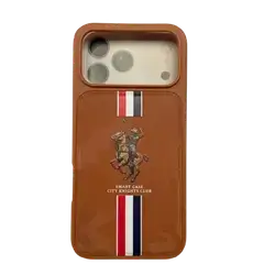 iPhone 17 Pro Max Case | City Knights Club - Brown
