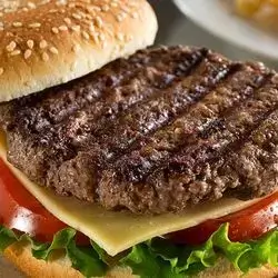 Burger On Charcoal