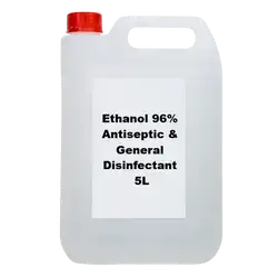 Ethanol 96% Antiseptic & General Disinfectant 5L