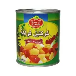 Royal Fresh Cocktail Fruits With Light Syrup 850 Gm
