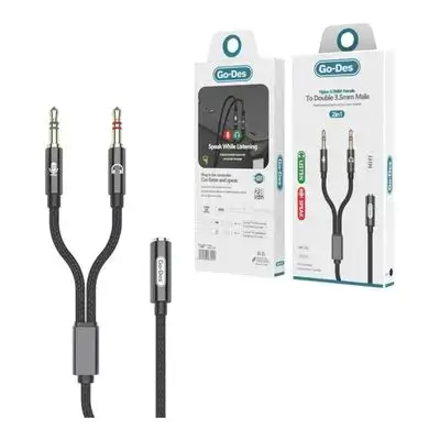 Microphone Headphone Converter Go-Des Gac-222 /28 CM Lenght