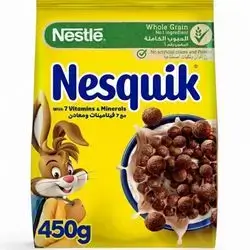 Nesquick Whole Grain Chocolate Cereal, 450g