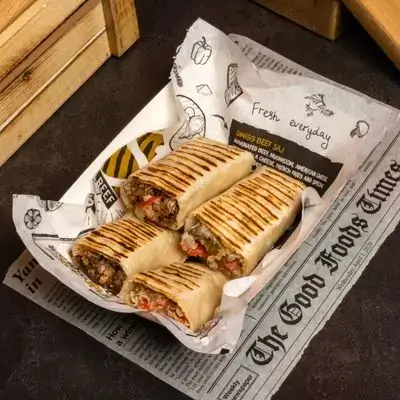 Meat Kebab Saj Wrap