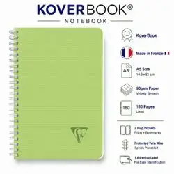 Notebook,french , A5 Size,180 pages.