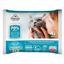 Frendi Chunks in Delicate Sauce with Cod & Trout 4pc x 100g