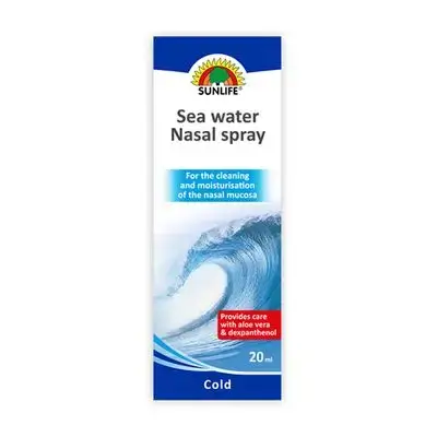 Sea water nasal spray