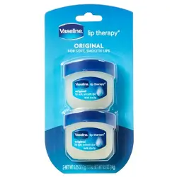 Vaseline Lip Therapy Fragrance free Original Twin Pack فازلين ليب ثيرابي خالي من العطور عبوة مزدوجة أصلية