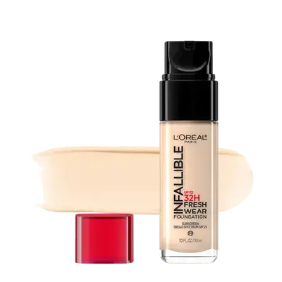 INFALLIBLE Up To 32H Fresh Wear Foundation + Vitamin C SPF25 405 PORCELAIN 30ml _ L'OREAL PARIS