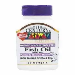 21 st Century Fish Oil 1000mg 30 softgels
