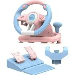 PXN V3 Pro Multi-Platform Racing Wheel with Pedals & Shifter – Pink