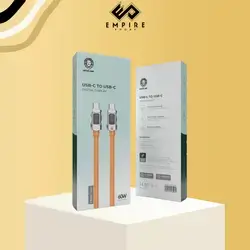Green Lion USB-C to USB-C Digital Display Data Cable 1M 60W – Orange