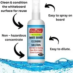 Soni Officemate Whiteboard Cleaning Solution 100 Ml