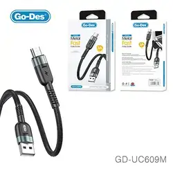 Go-Des Gd-Uc609M Nylon Metal Fast Data Cable Micro
