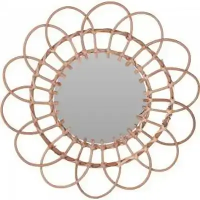Mirror Round 49Cm Flower Shape
