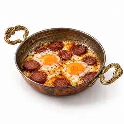 sausage and eggs