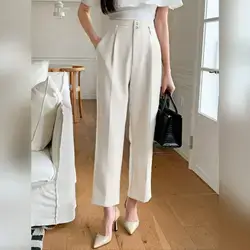 White Casual Pants