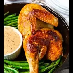 Half roasted chicken 