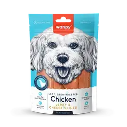 Soft Chicken Jerky & Cheese Slices 100G