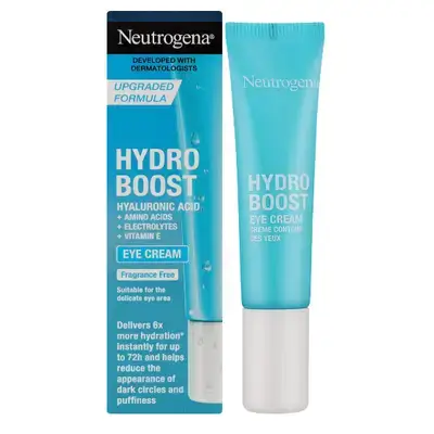 نيتروجينا كريم مرطب ومنعش للعين لمنطقة العين الحساسة - 15مل// NEUTROGENA HYDRO BOOST AWAKENING EYE CREAM 15ml