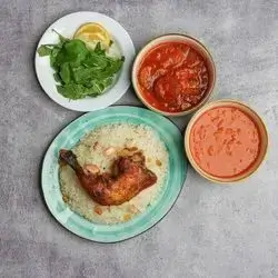 Kurdish Rice And Oven Chicken