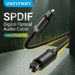 VENTION Digital Optical Audio Cable Fiber Toslink Audio Cord S/PDIF Port For Blu-Ray CD DVD, Sound Bar,Smart TV, Home Theater