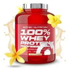 SCITEC NUTRITION 100% Whey Protein Professional (2,35 kg) - vanilla