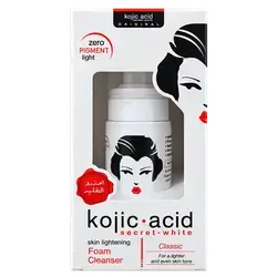 Kojic Acid Secret White Foam Cleanser 60ml _ NVAi