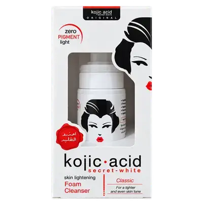 Kojic Acid Secret White Foam Cleanser 60ml _ NVAi