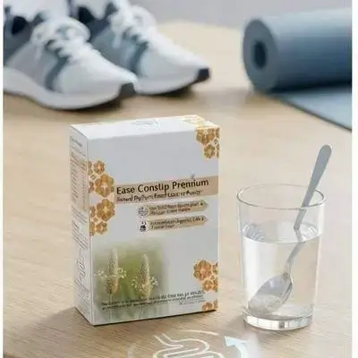 Ease Constip Premium Natural Psyllium-Based Laxative Powder (10 sachets)