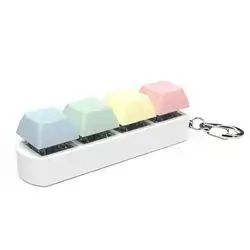 Keyboard Keycaps Rainbow K1 4 Pcs