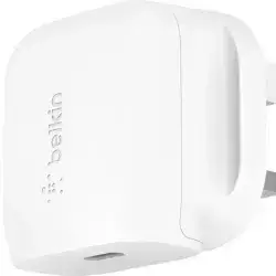 Belkin BOOST CHARGE - Power adapter - PPS technology - 20 Watt - 3 A - Fast Charge Power Delivery 3.1 (24 pin USB-C) - white