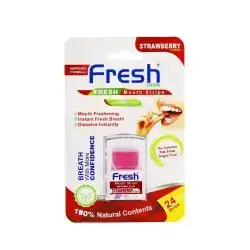 Fresh More Strawberry Flavored Mouth Slices - 24 Slices