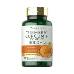 turmeric curcumin 3000mg carlyle 90cap