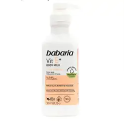 Babaria Vitamin E Body Milk - Moisturizing Body Lotion for Women and Men - Dry Skin Body Cream - Boosts Collagen Production, Skin Elasticity - 16.9 oz