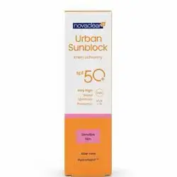 nova clear - urban sunblock spf50 for sensitive skin