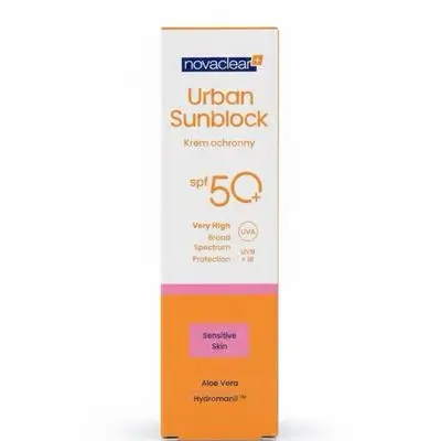 nova clear - urban sunblock spf50 for sensitive skin