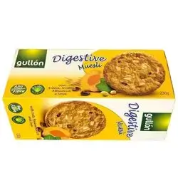 gullon Digestive Muesli whith oats and Raisins and Apricot and Soya 265g