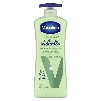 VASELINE INTENSIVE CARE SOOTHING HYDRATION LOTION,600ml فازلين لوشن مرطب للجسم