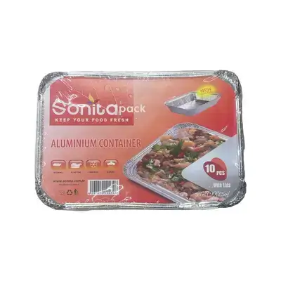 Lepac Aluminium Container 10pc 8389