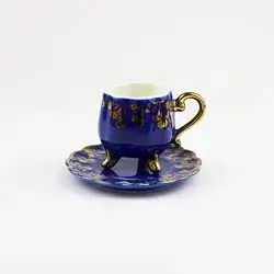 Set Of 6 Blue Cups