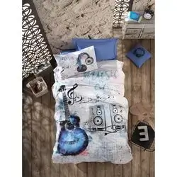 Asir Cotton Box Guitar Claret Blue Young Linen Fitted