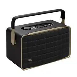 JBL Authentics 300 Portable Wireless Bluetooth Speaker (Black/Gold)
