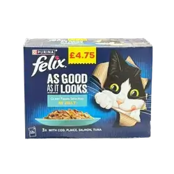 Purina Felix "As Good as It Looks" Ocean Feasts Selection in Jelly