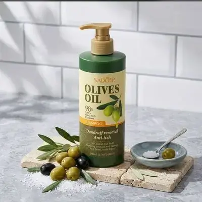 SADOER Olives Oil Dandruff removal Anti-itch Shampoo (500ml)