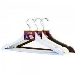 Decobella Wood Look Hanger 3 Piece