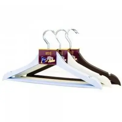Decobella Wood Look Hanger 3 Piece
