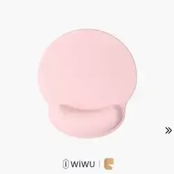 WiWU Ergonomic Wrist Rest Mousepad Memory Foam & Anti-Slip Silicone Base - Pink