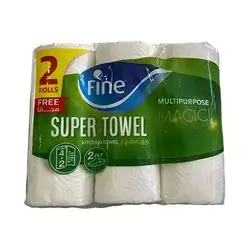 Fine Super Towel -6Rolls